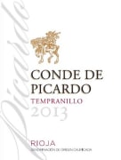 Conde de Picardo Tempranillo 2013 Front Label