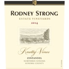 Rodney Strong Estate Knotty Vines Zinfandel 2014 Front Label