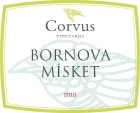 Corvus Vineyards Bornova Misket 2010 Front Label