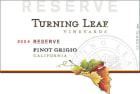 Turning Leaf Reserve Pinot Grigio 2004 Front Label