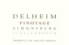 Delheim Wines Pinotage 2009 Front Label