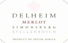 Delheim Wines Merlot 2008 Front Label