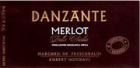 Danzante Merlot 1999 Front Label