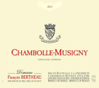 Domaine Bertheau Chambolle-Musigny 2013 Front Label