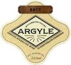 Argyle Vintage Brut 1995 Front Label