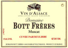 Domaine Bott Freres Cuvee Particuliere Muscat 2015 Front Label