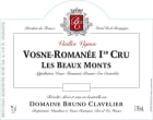 Domaine Bruno Clavelier Vosne-Romanee Les Beaux Monts Vieilles Vignes Premier Cru 2013  Front Label