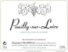 Domaine Champeau Pouilly-sur-Loire 2015 Front Label