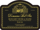 Domaine de Bel Air Muscadet Sevre et Maine Sur Lie 2014 Front Label