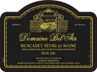 Domaine de Bel Air Muscadet Sevre et Maine Sur Lie 2015 Front Label