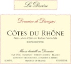 Domaine de Dionysos Cotes du Rhone la Deveze 2014 Front Label