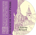 Domaine de Saint Pierre Arbois Chateau Renard Blanc 2012 Front Label