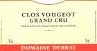 Domaine Debray Clos Vougeot Grand Cru 2011 Front Label