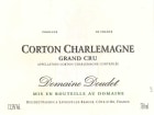 Domaine Doudet-Naudin Corton Charlemagne Grand Cru 2009 Front Label