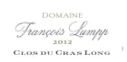 Domaine Francois Lumpp Clos du Cras Long 2012 Front Label