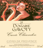 Domaine Gavoty Cotes de Provence Cuvee Clarendon Blanc 2012 Front Label