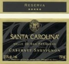 Santa Carolina Cabernet Sauvignon Reserva 1995 Front Label