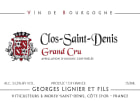 Domaine Georges Lignier Clos Saint-Denis Grand Cru 2012 Front Label