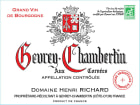 Domaine Henri Richard Gevrey-Chambertin Aux Corvees 2011 Front Label