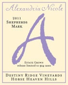 Alexandria Nicole Cellars Shepherds Mark White 2011 Front Label