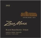 Zaca Mesa Black Bear Block Syrah 2012 Front Label