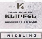 Domaine Klipfel Kirchberg de Barr Riesling 2014 Front Label