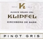 Domaine Klipfel Kirchberg de Barr Pinot Gris 2014 Front Label
