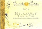 Domaine Manuel Olivier Meursault Premier Cru 2008 Front Label