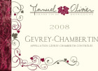 Domaine Manuel Olivier Gevrey-Chambertin 2008 Front Label