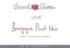 Domaine Manuel Olivier Bourgogne Pinot Noir 2008 Front Label