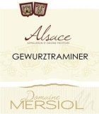 Domaine Mersiol Gewurztraminer 2013 Front Label