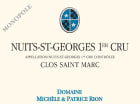 Patrice Rion Nuits-St-Georges Clos Saint-Marc Premier Cru 2011 Front Label