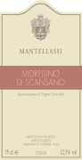 Alfio Moriconi Selection Morellino di Scansano Mantellassi 2005 Front Label