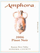 Amphora Wines Russian River Valley Pinot Noir 2006 Front Label