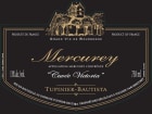 Domaine Tupinier-Bautista Mercurey Cuvee Victoria 2007 Front Label