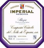 Cune Imperial Reserva Rioja 1996 Front Label