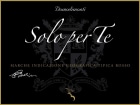 Domodimonti Solo per Te Montepulciano 2010 Front Label