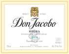 Don Jacobo Blanco 2014 Front Label