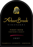 ArborBrook Vineyards Vintner Select Pinot Noir 2005 Front Label