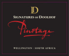 Doolhof Wine Estate Signature Pinotage 2013 Front Label