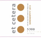 Et Cetera Serendipity 2013 Front Label