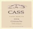 Cass Winery Grenache 2004 Front Label