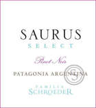 Familia Schroeder Saurus Select Pinot Noir 2014 Front Label