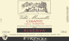 Fattorie Giannozi Chianti Colli Fiorentini Villa Marcialla Riserva 2007 Front Label