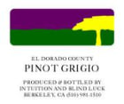 Edmunds St. John Pinot Grigio 1999 Front Label