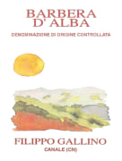 Filippo Gallino Barbera d'Alba 2001 Front Label