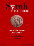 Barbieri Wine Company Colson Canyon Syrah 2007 Front Label