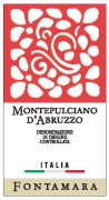 Fontamara Montepulciano d'Abruzzo 2012 Front Label