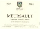 Francois D'Allaines Meursault 2005 Front Label