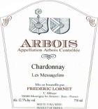 Frederic Lornet Arbois Les Messagelins Chardonnay 2012 Front Label